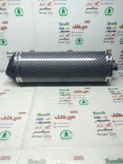 اگزوز قهرمانی مثلثی 3 گوش سایلنسردار کربنی