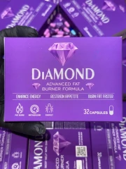کپسول گیاهی چربی سوز دیاموند اسلیم 3D طرح جدید 32 عددی (Diamond Slim 3D)