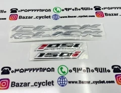 برچسب موتور سیکلت کلیک 150 خارجی چینی