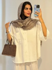 ست شومیز و شلوار ان آر زنانه
