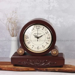 ساعت رومیزی چوبی ایلی کلاک کد 888