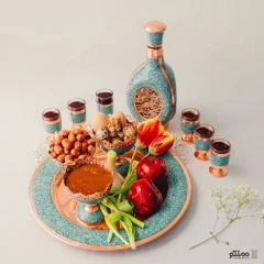 ست هفت سین فیروزه کوبی آقاجانی کد 04