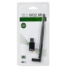 دانگل شبکه آنتن کوتاه WiFi 802.IIN USB 2.0 دانگل شبکه آنتن کوتاه WiFi 802.IIN USB 2.0