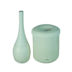 ست فرچه و سطل سرویس بهداشتی AXOR (آکسور) مدل برونو رنگ فیروزه ای (psetd2sa04)