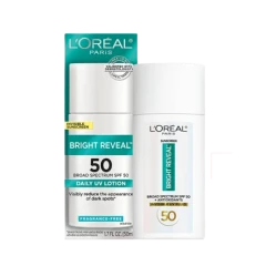 لوسیون ضد آفتاب و روشن‌کننده لورآل Bright Reveal SPF50 (ضد لک و شفاف‌کننده پوست)