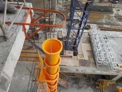 شوتینگ نخاله ساختمانی پلاستیکی ، پلیمری