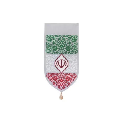 00201410-بیرق خانگی طرح «پرچم ایران» مخمل