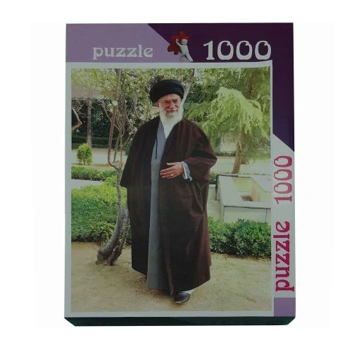 01084204-پازل 1000قطعه طرح مقام معظم رهبری