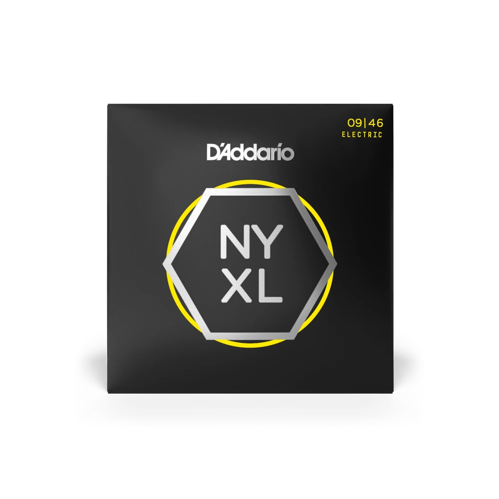 09-46 Daddario NYXL0946 Super Light Top/Regular Bottom Electric Guitar Strings اصلی