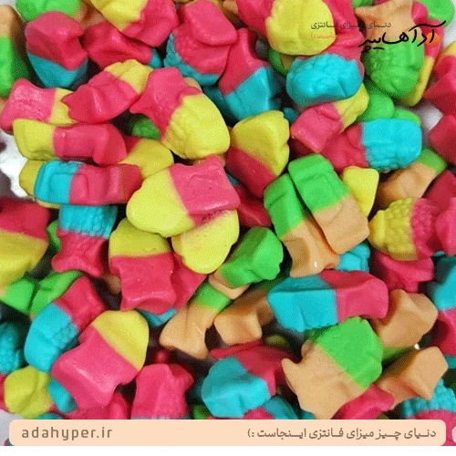100 گرم پاستیل ببتو مدل ماهی