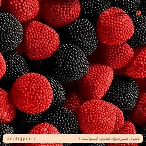 100 گرم پاستیل تمشک