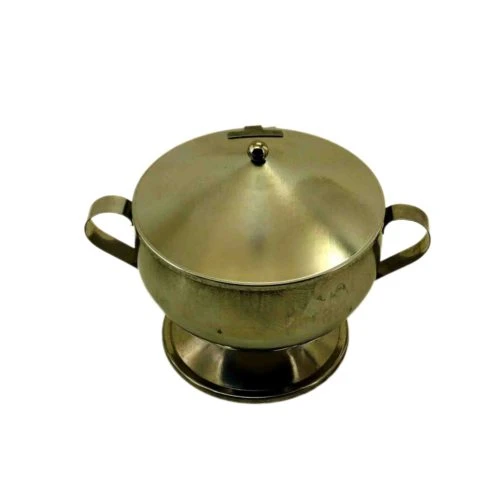 102989-قندان استیل پایه دار متوسط