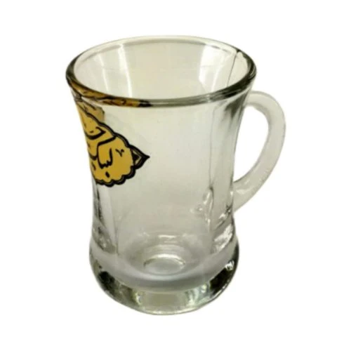 103452-استکان کمرباریک دسته دار لبیک یا حسین ع-6تایی