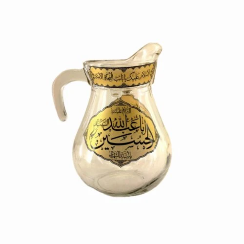 103523-پارچ آب بلور خمره ای عطش طرح اباعبدالله ع