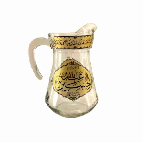103524-پارچ آب بلور نیزه ای عطش طرح اباعبدالله ع