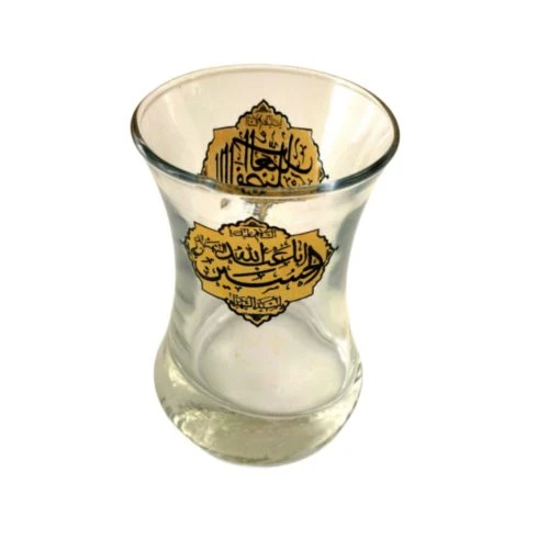 103559-نیم لیوان یا استکان مذهبی هیئتی طرح ترک مدل یا اباعبدالله الحسین ع و یا اباالفضل العباس ع-6تایی