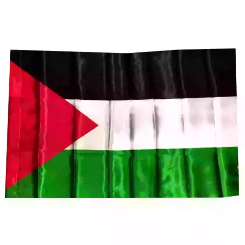 103878-پرچم ساتن فلسطین 60در110سانت