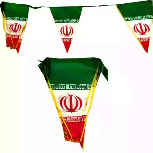 103881-ریسه ساتن مثلثی ایران-9متری 15عددی