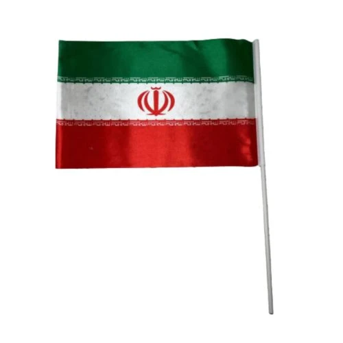 103883-پرچم ساتن ایران-پرچم دستی 20در30سانت-بسته 50تایی