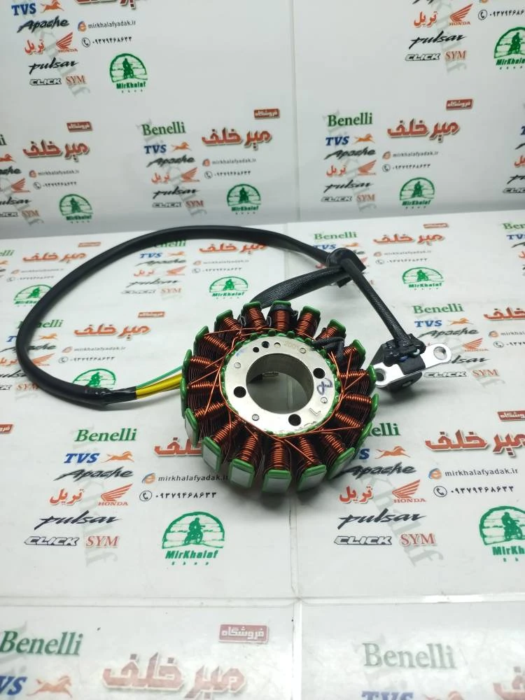 18 بوبین (دستگاه) سیم پیچی برق موتور تریل فلات پرواز طرح crf سی ار اف انژکتور و دینو z 2 زد