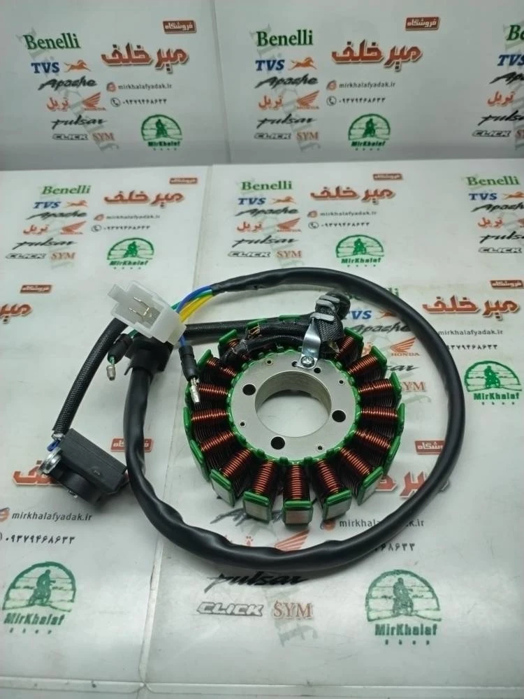 18 بوبین (دستگاه) سیم پیچی برق موتور تریل فلات پرواز طرح crf سی ار اف کاربرات