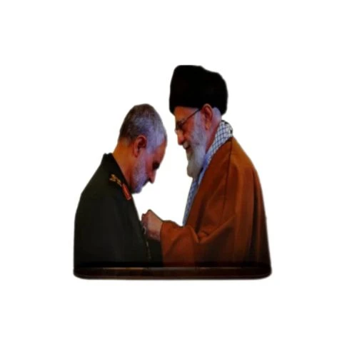 20700651-سردار و رهبری نصب مدال-استند متوسط رومیزی(13در13سانت)