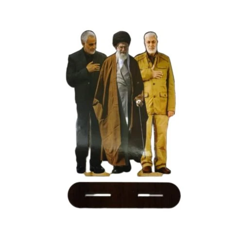 20700653-ابومهدی و سردار-استند متوسط رومیزی(13در18سانت)
