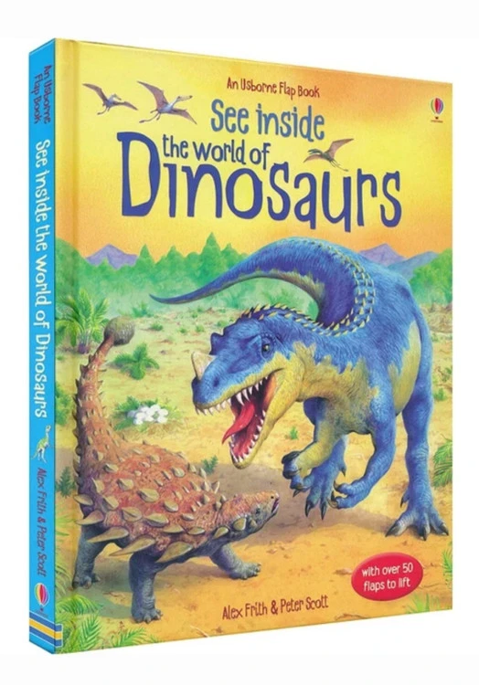 An usborne flap book See inside the world of Dinosaurs 🦕