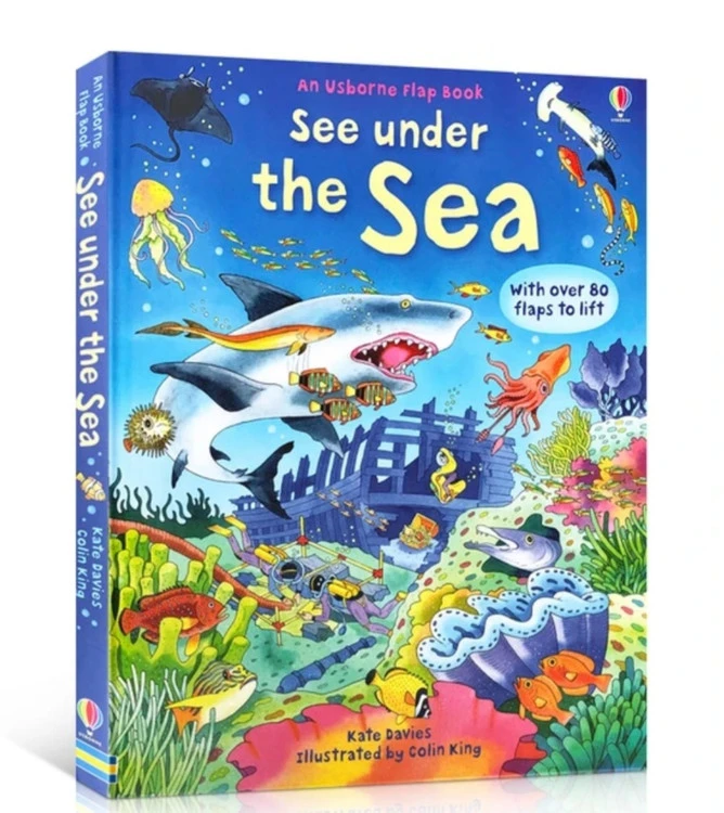 An usborne flap book See under the sea