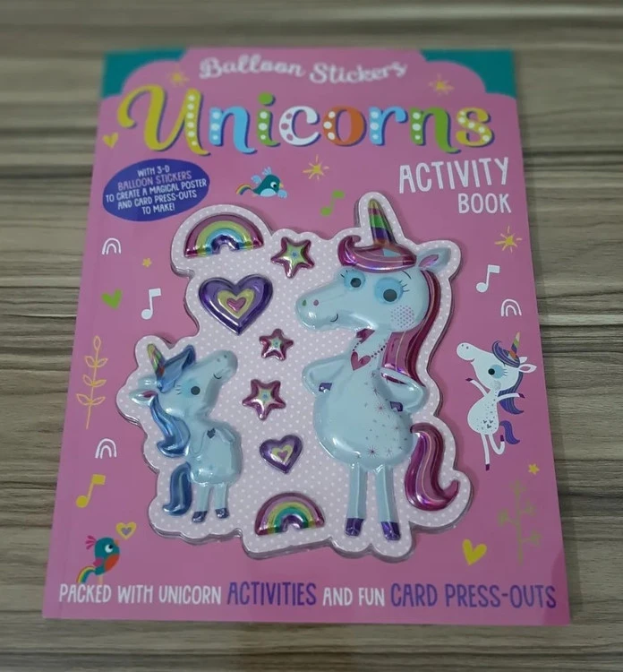Balloon stickers unicorns