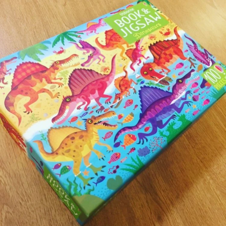 Book and jigsaw dinosaurs🦕