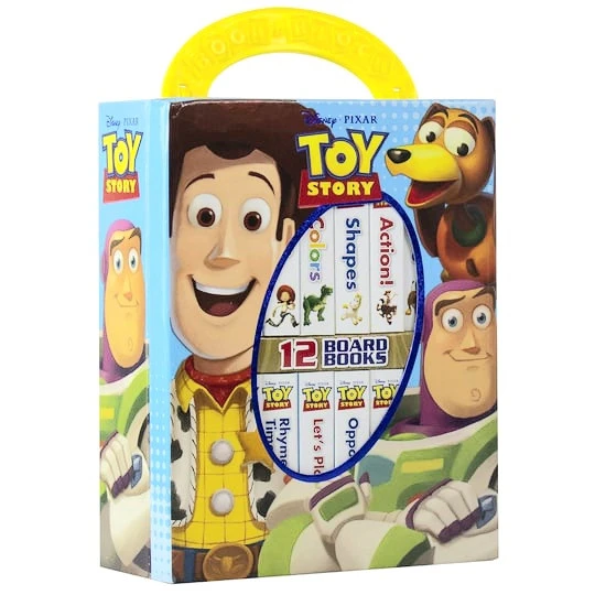 Disney: My First Library 12 Board Books- Toy Story Woody, Buzz Lightyear, and More!