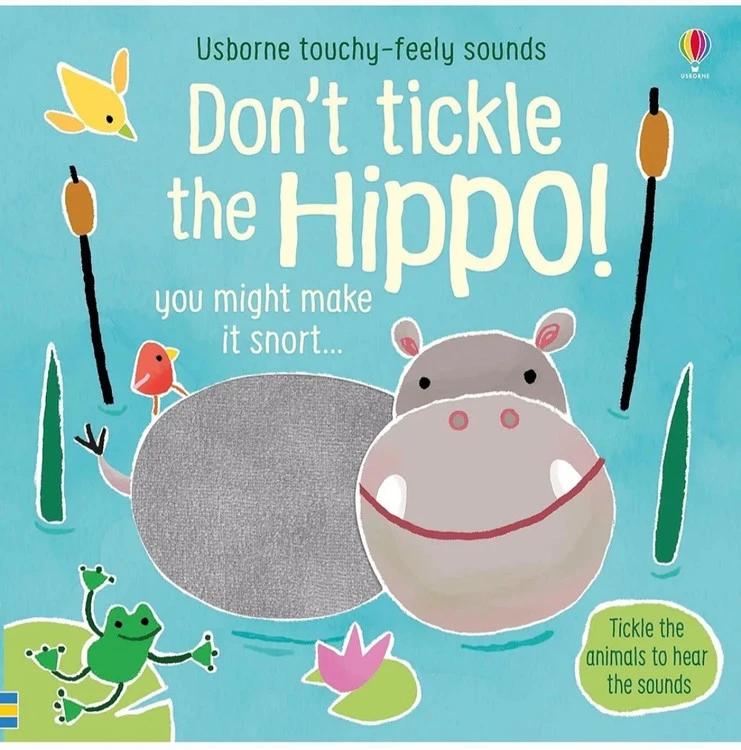 Don't tickle the Hippo sound book کتاب موزیکال لمسی