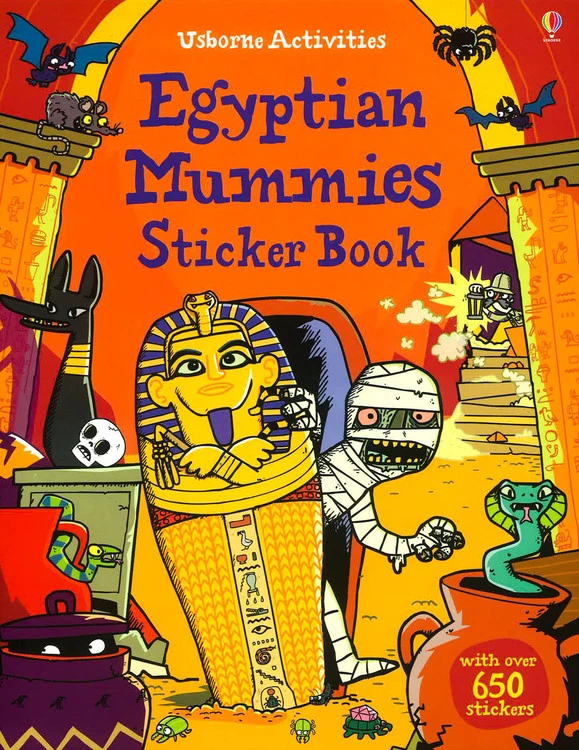 Egyptian mummies sticker book