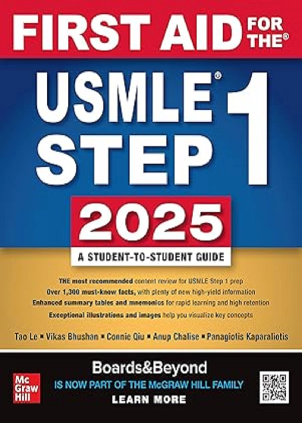First Aid for the USMLE Step 1 2025 35th Edition ، کمک های اولیه برای USMLE مرحله 1 2025 ویرایش سی وپنجم ، فرست اید استپ وان 2025