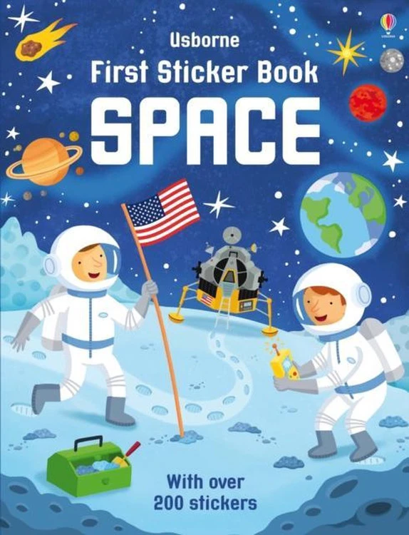 First sticker book Space
