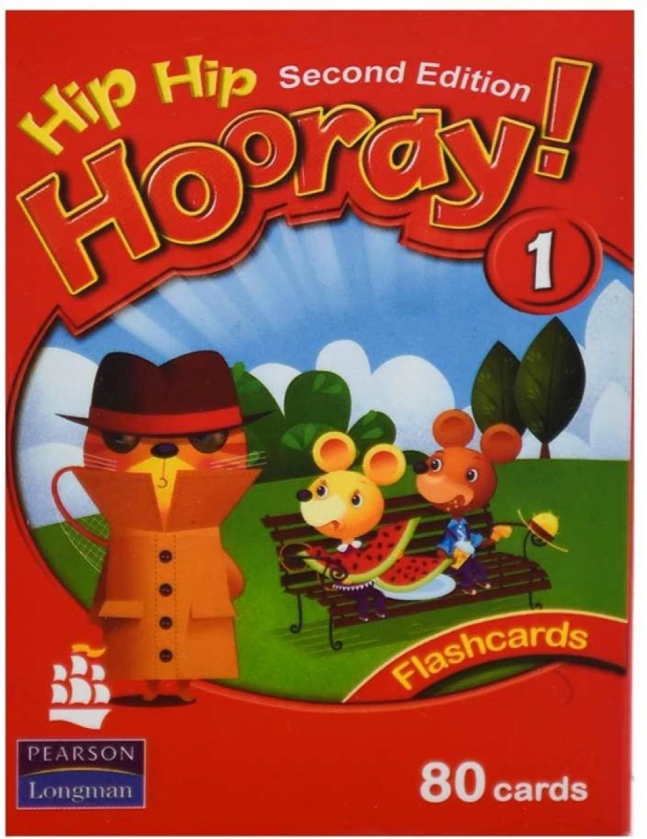 Flash card Hip Hip Hooray 1