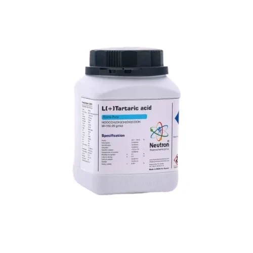 L-تارتاریک اسید گرید Extra pure (نوترون)