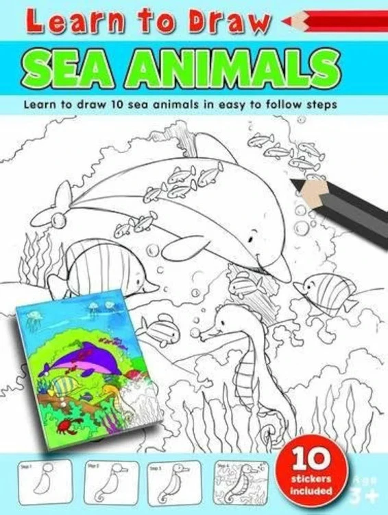 Learn to Draw Sea Animals (Learn to Draw Activity Book