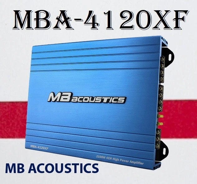 MBA 4120XF آمپلی فایر چهار کانال ام بی آکوستیک