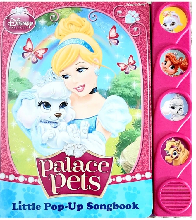 Palace pets pop up sound book کتاب شعر سه بعدی موزیکال