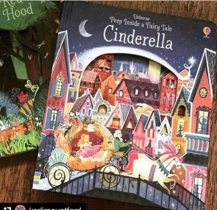 Peep inside a fairy tales Cinderella