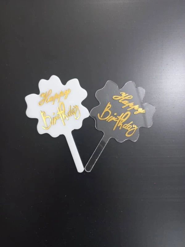 Plexiglass Cake Topper p1