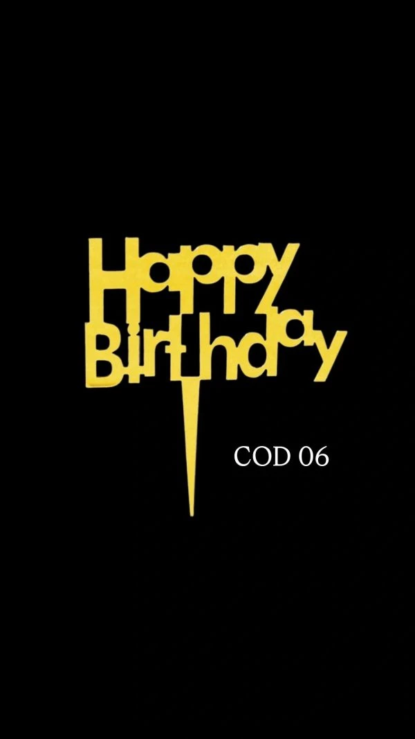 Refrigerated Cake Topper Code 06