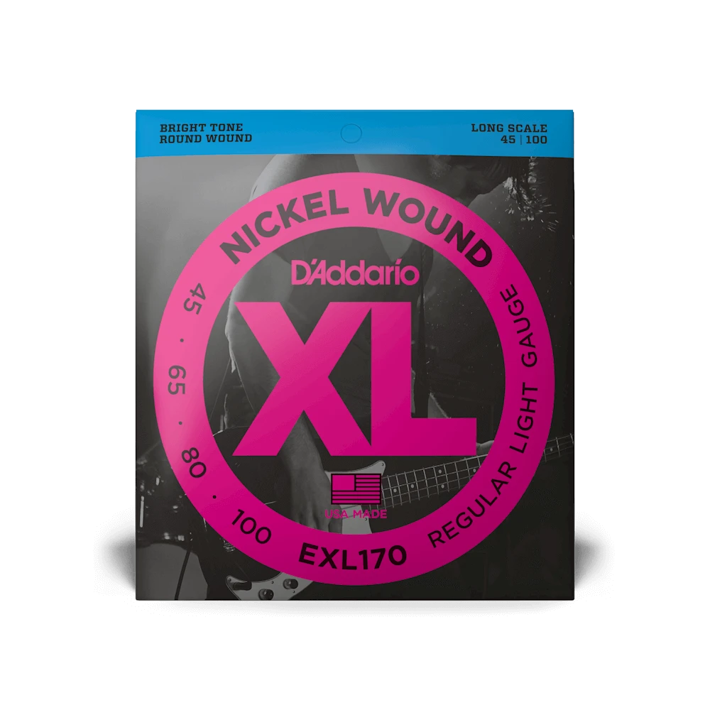 Regular Light Long Scale Bass Strings 45-100 سیم گیتار بیس