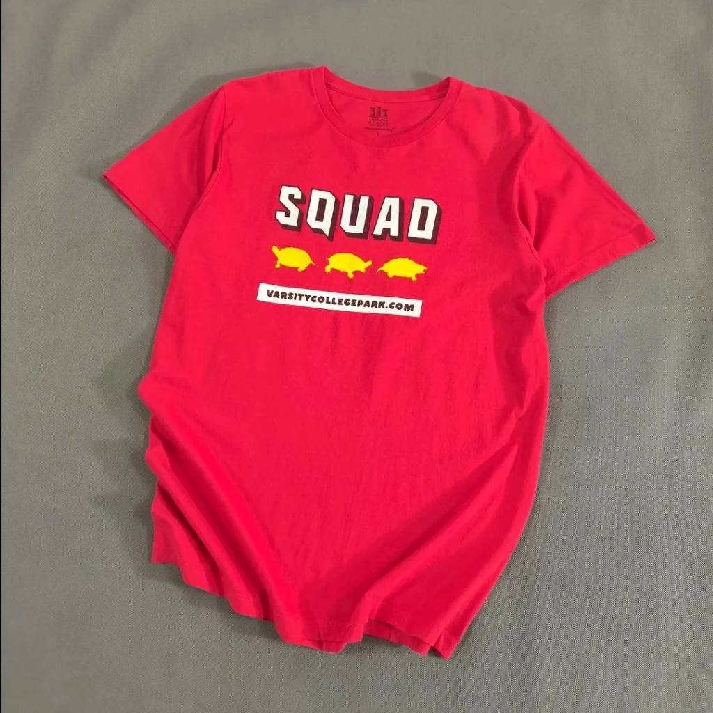 🧡 SIZE L-M  تیشرت اورجینال   برند معتبر AMERICAN CAMPUS مدل SQUAD