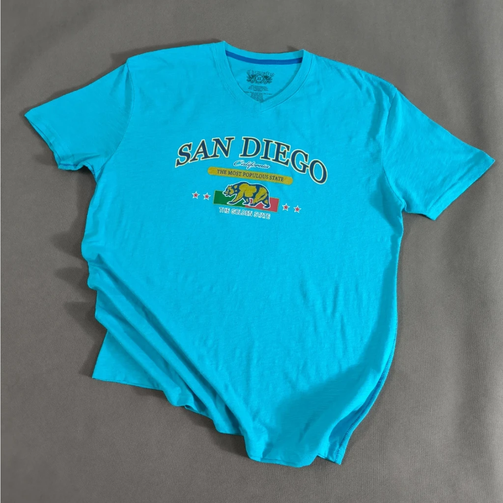 SIZE L-M  تیشرت اورجینال   برند معتبر CHEMISTRY امریکا مدل SAN DIEGO