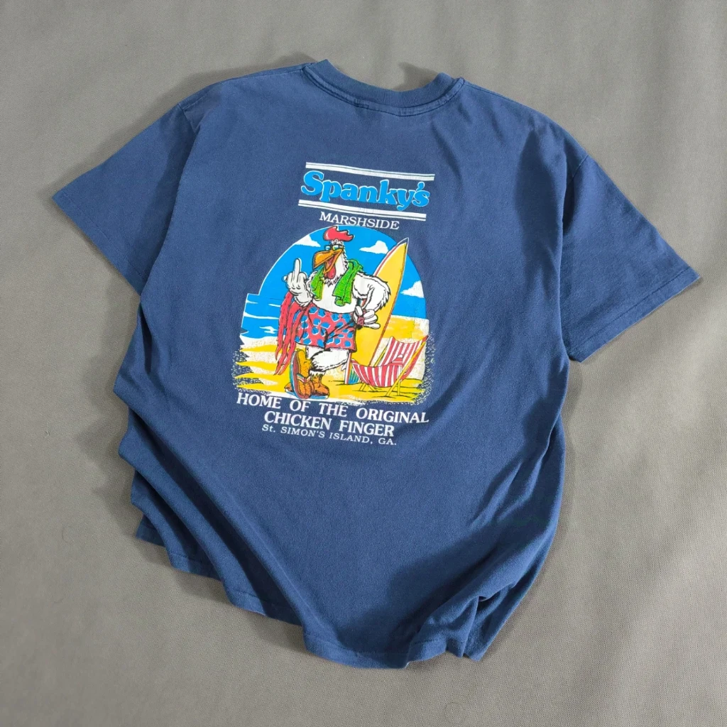SIZE L-XL  تیشرت اورجینال   برند معتبر Hanes امریکا مدل Spanky's