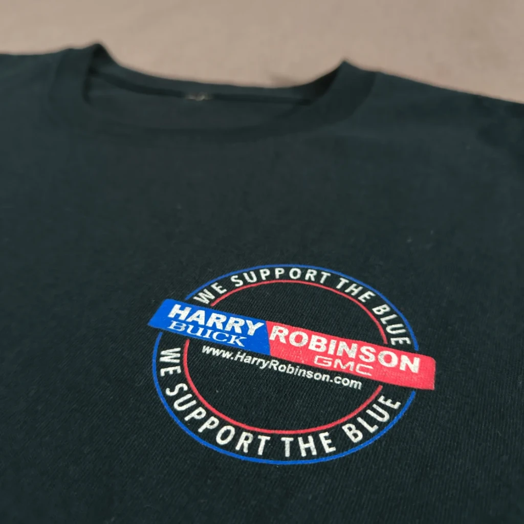 SIZE L-XL  تیشرت اورجینال برند معتبر Harry Robinson امریکا   مدل We support the blue
