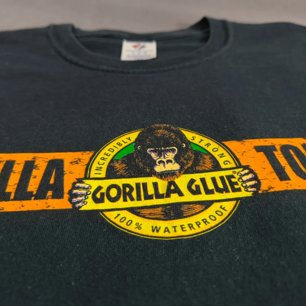 SIZE L-XL  تیشرت اورجینال برند معتبر Jerzees امریکا   مدل Gorilla